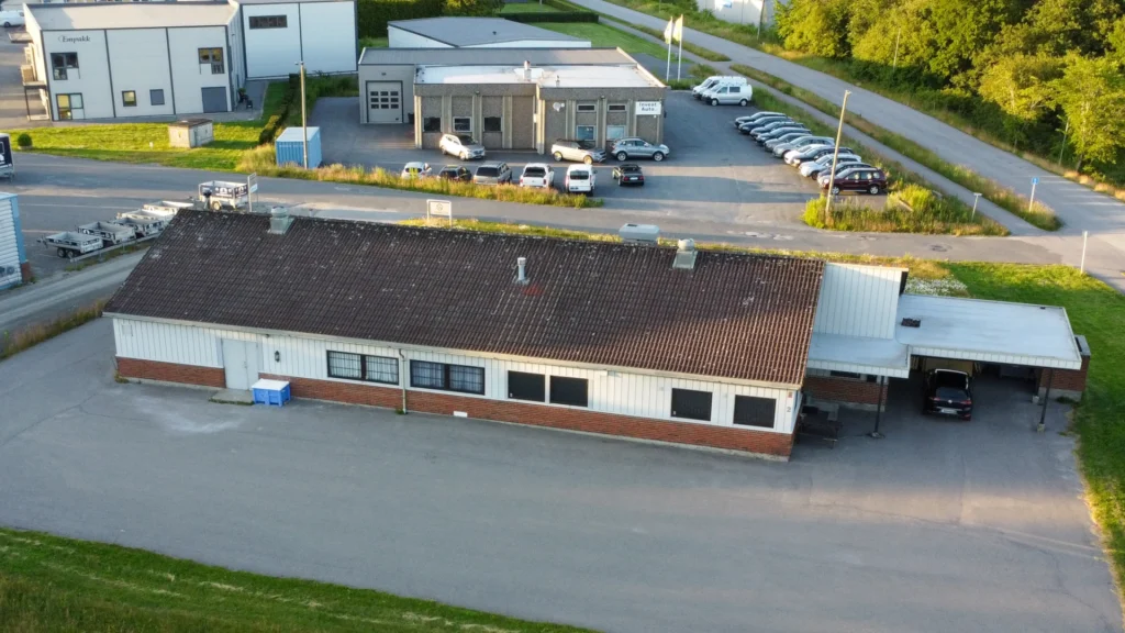 Strandgata-dronebilde