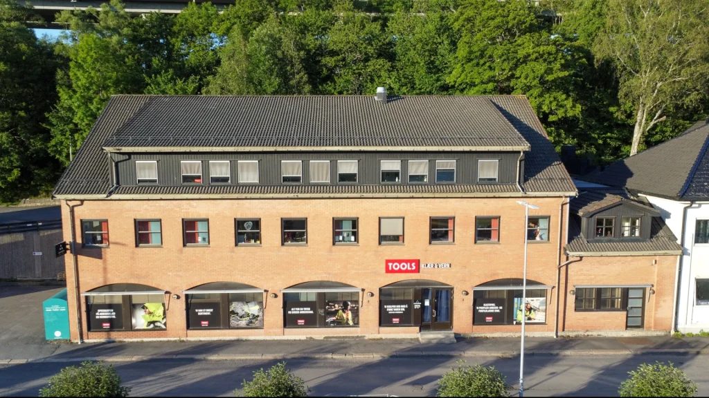 Strandgata - dronebilde - 2025